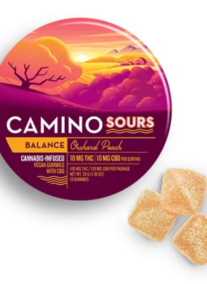Camino Sour Orchard 10-10 CBD Sleep - Camino Gummy Store
