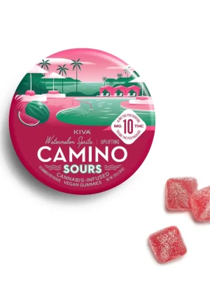 Camino Sour Watermelon Spritz 10mg - Camino Gummy Store