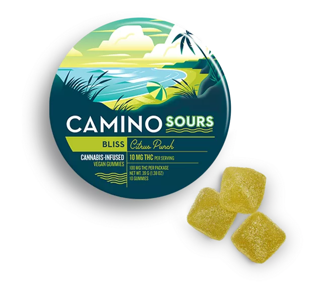Camino Sours Citrus 10mg Bliss Gummies